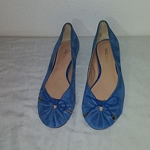 Sole Society young girls size 5b baby blue slipper